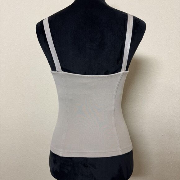 Express Tank Top Womens Medium Adjustable Strap Fitted Stretchy Y2k Camisole - Picture 2 of 11